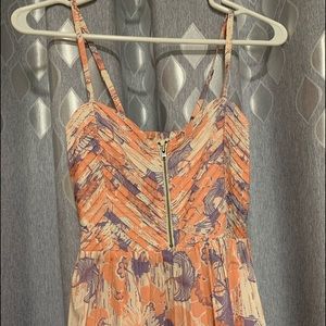Roxanne orange dress sweetheart style size XS